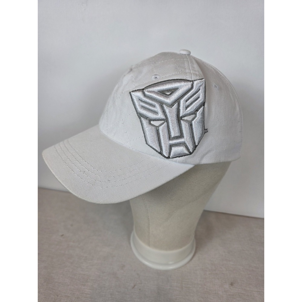 Universal Studios Exclusive 2013 Transformers Autobots Logo White Strapback Hat